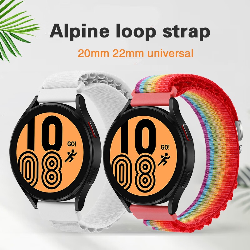 Dây Đeo nylon 20mm 22mm Thông Dụng Cho Đồng Hồ Samsung Galaxy watch 4 5 Pro 45mm 40mm 44mm amazfit GTR 47mm