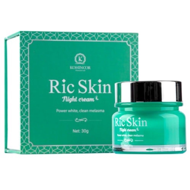 Gói Sample 3g Kem Dưỡng Ẩm Mờ Thâm Nám Kohinoor Ric Skin Night Cream | BigBuy360 - bigbuy360.vn
