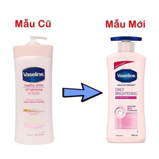 Sữa dưỡng thể làm trắng da, dưỡng ẩm, chống nắng vaseline heathy white 725ml