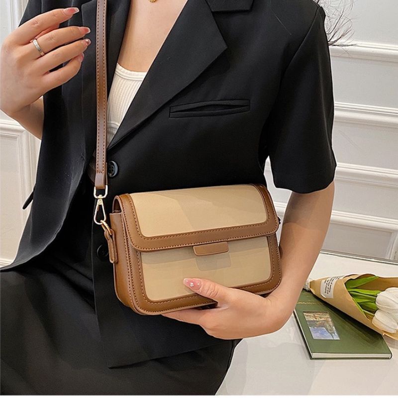 Túi xách nữ đeo chéo đẹp cao cấp sắc basic dễ phối đồ phong cách Hàn Quốc
