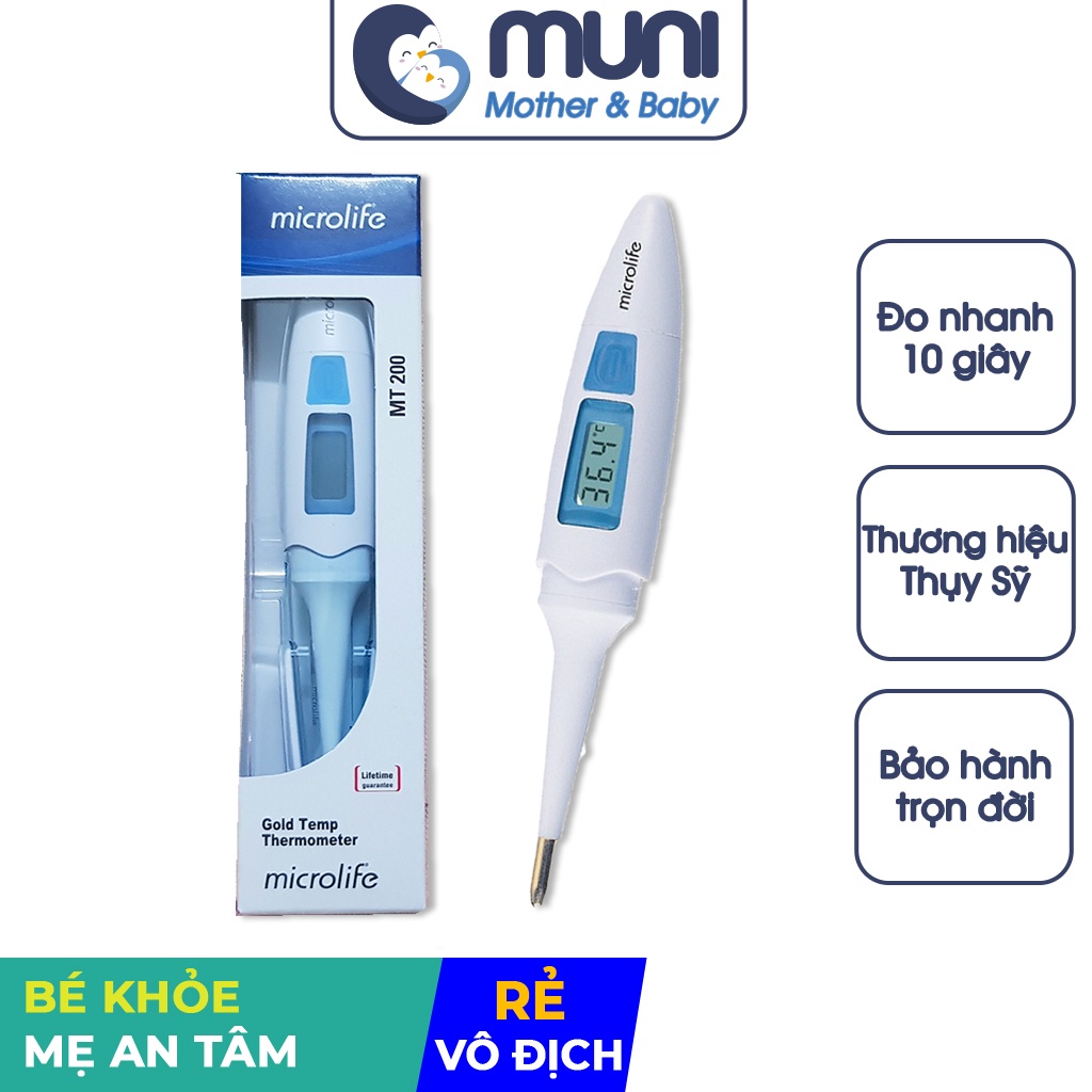 Nhiệt Kế Điện Dạng Bút Đầu Mềm Microlife MT200 - 4719003070021