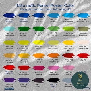 MÀU POSTER PENTEL LẺ