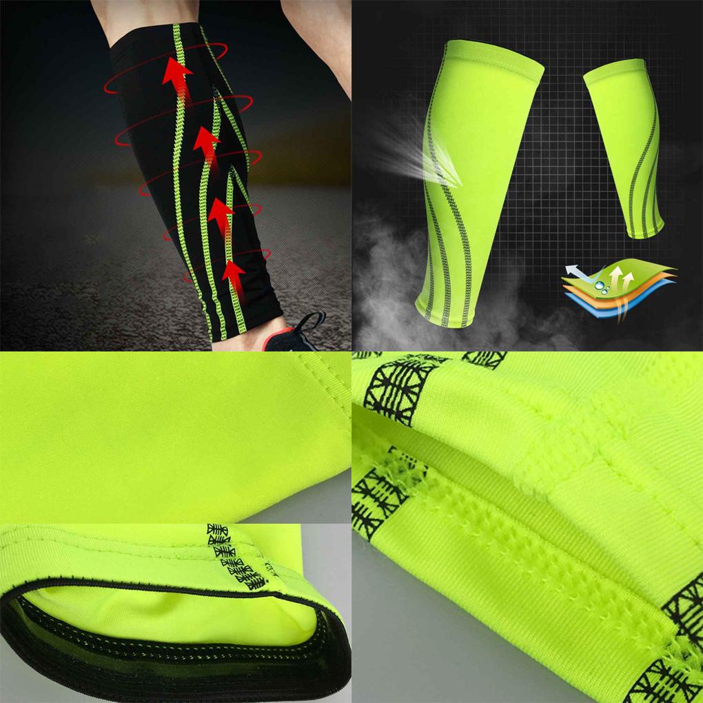 1 Đôi Vớ Nén Bắp Chân Dùng Khi Chơi Bóng Rổ, Chạy Bộ, Đạp Xe Cho Nam Và Nữ