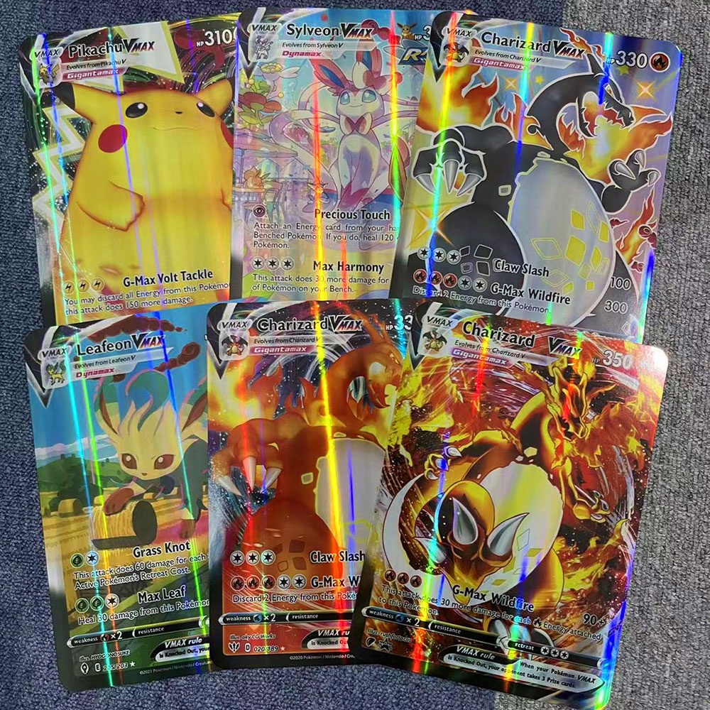 Bộ 30 Thẻ Bài Pokemon Kích Thước 15 * 21cm
