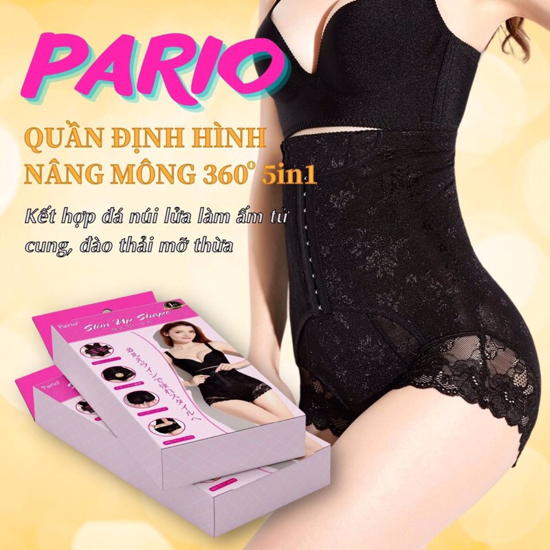 Quần gen định hình nịt bụng, siết eo, nâng mông 360 độ PARIO Nhật Bản