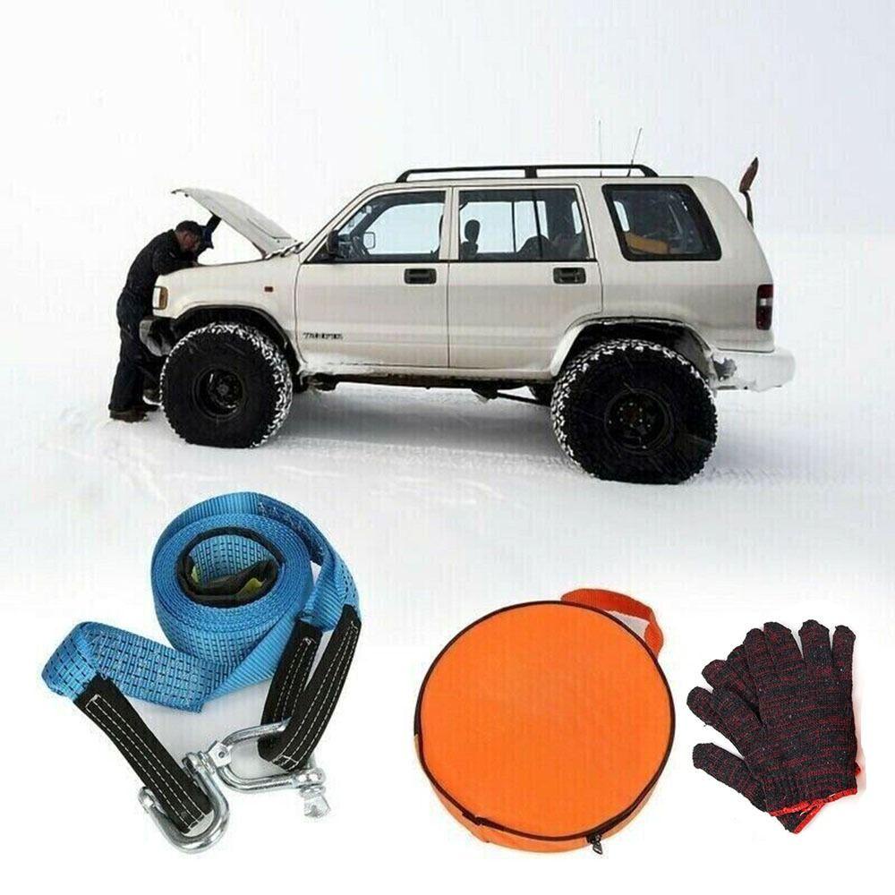 MYRONGVN Dây Kéo Xe Hơi Phục Hồi Sức Nặng Có Móc Chịu Lực Cao