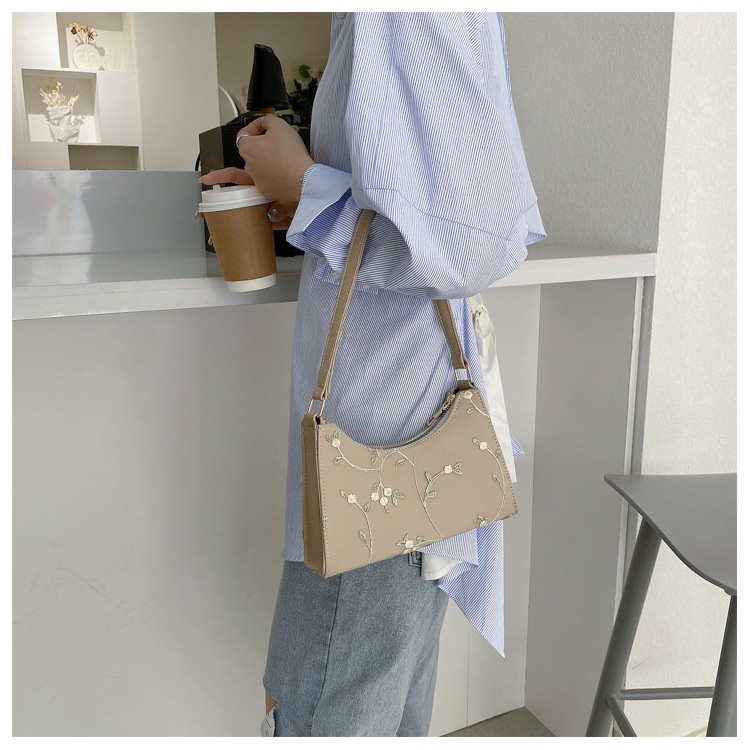 Mischa Túi Đeo Chéo Vai Bằng Da PU In Họa Tiết Đơn Giản Thời Trang