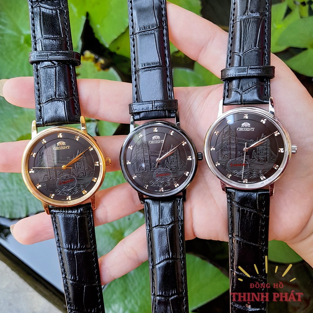Đồng Hồ Nam Dây Da Thời Trang O.rient Pin Case 40mm Về Đủ Màu