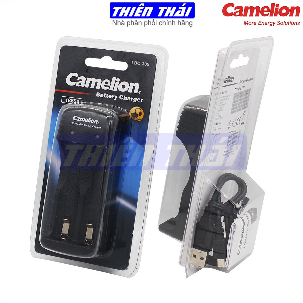 Pin sạc 18650 Camelion 2200mAh,2600mAh,Bộ sạc LBC-305 Camelion,pin 3.7V(pin sạc đầy là 4.2.V）