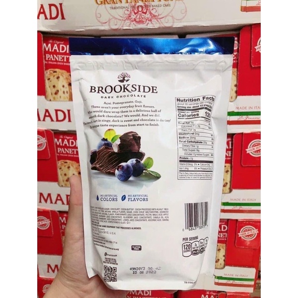 🍫🍫SOCOLA ĐẮNG BROOK SIDE NHÂN VIỆT QUẤT BLUEBERRY 907 GR🫐🫐