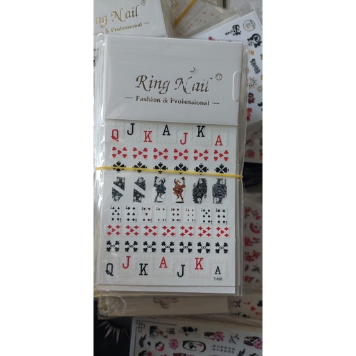 Ticker dán móng,ticker bài,ticker xuân