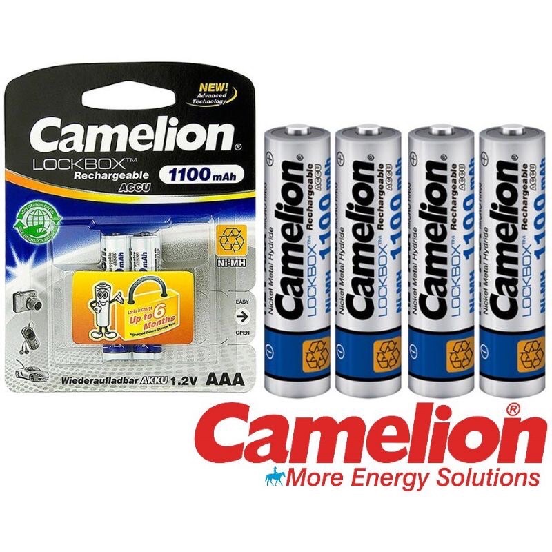 Pin sạc AA  camelion 2700 - AAA  camelion 1100 hàng loại 1