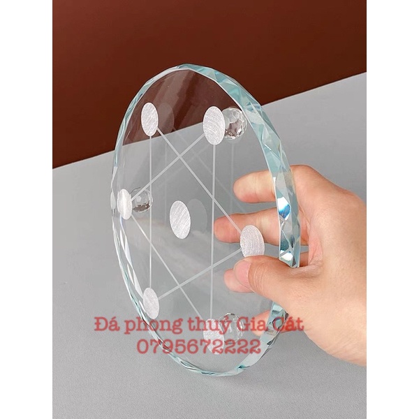 Đĩa thuỷ tinh thất tinh phong thuỷ