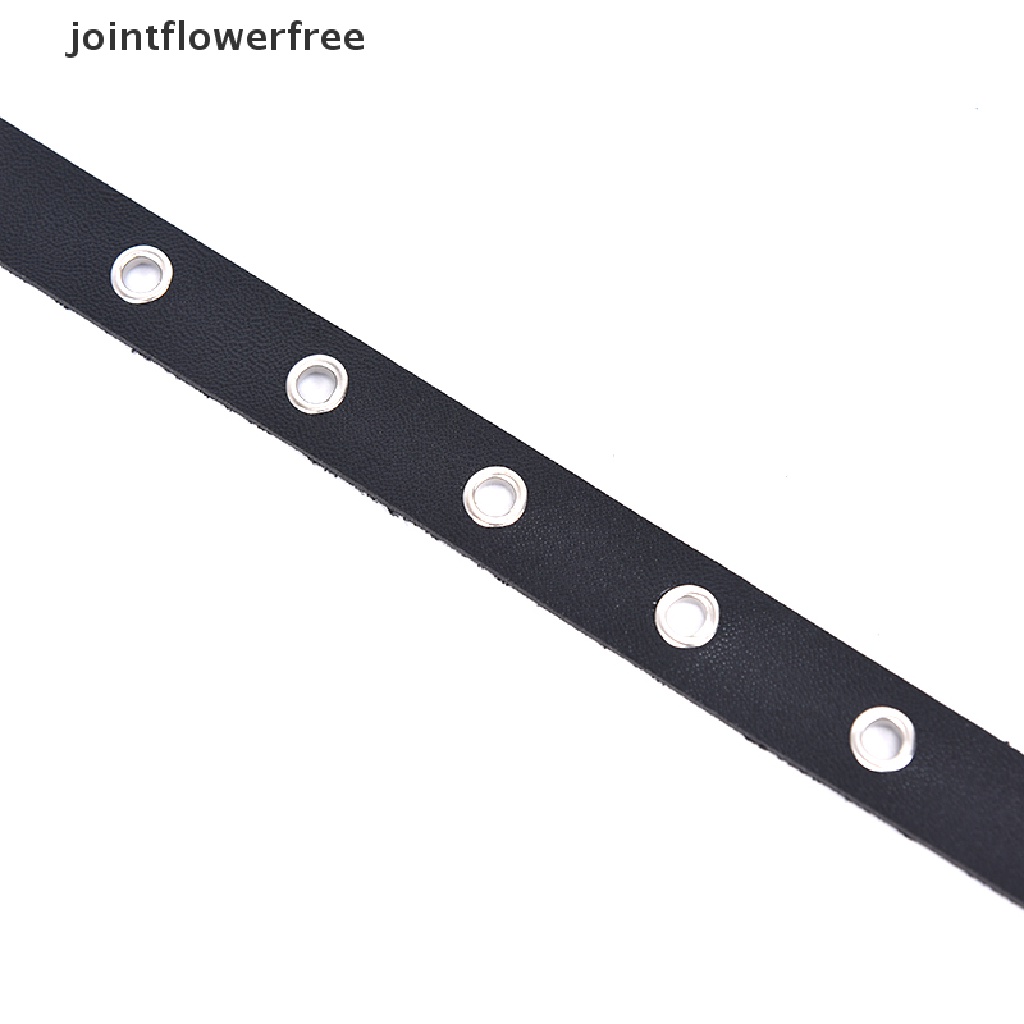 Vòng Cổ Choker Da Màu Trơn Phong Cách Gothic Punk Cá Tính Cho Nữ