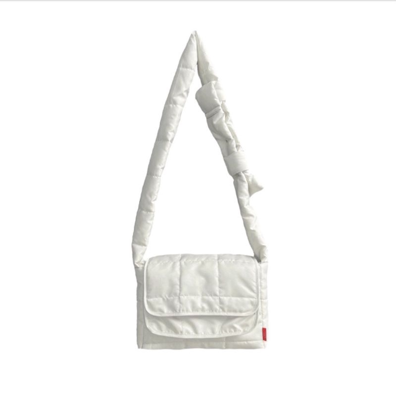 Túi đeo chéo chần bông nam nữ unisex  siêu nhẹ chống nước alsbag HAI NẮP