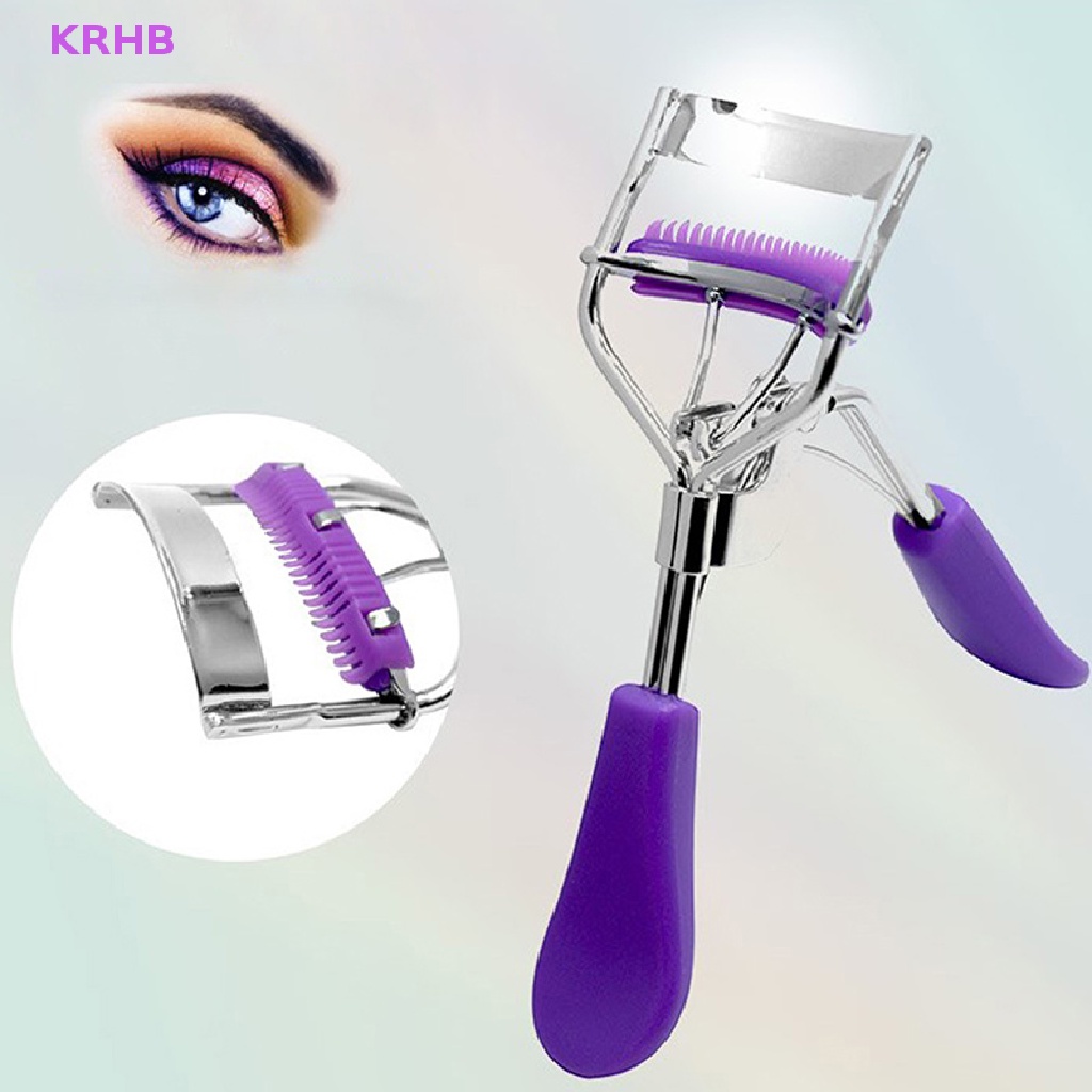 Dụng Cụ Bấm Cong Mi Tích Hợp Lược Chải Tiện Dụng