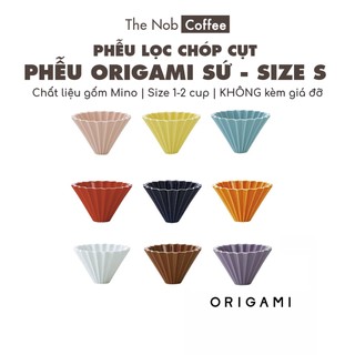 Phễu lọc cà phê Origami sứ - Size S | Chính hãng