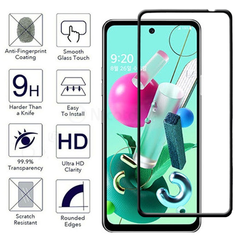 Kính Dán Cường Lực 9H Bảo Vệ Toàn Màn Hình Dành Cho LG Q92 5G