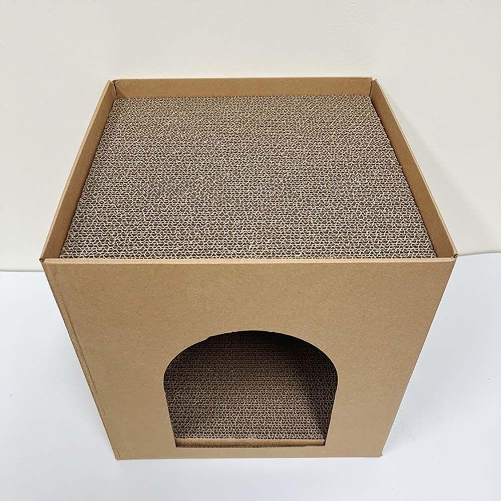 Hộp Carton Chống Mài Mòn Tiện Dụng Cho Mèo Cưng