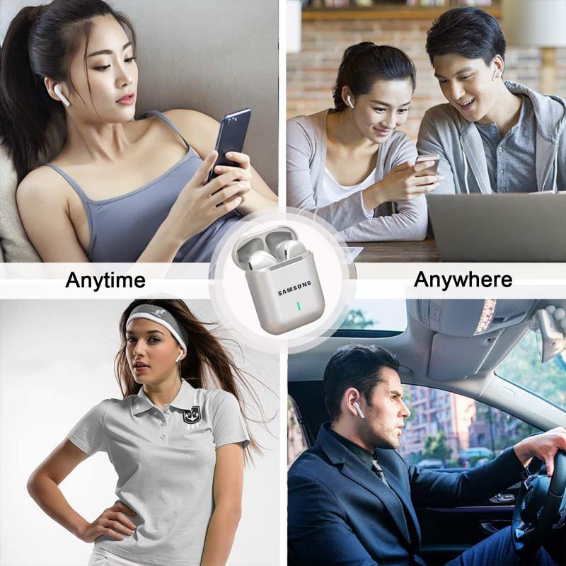 Tai Nghe Bluetooth Không Dây TWS Có Mic Kèm Hộp Sạc Cho SAMSUNG
