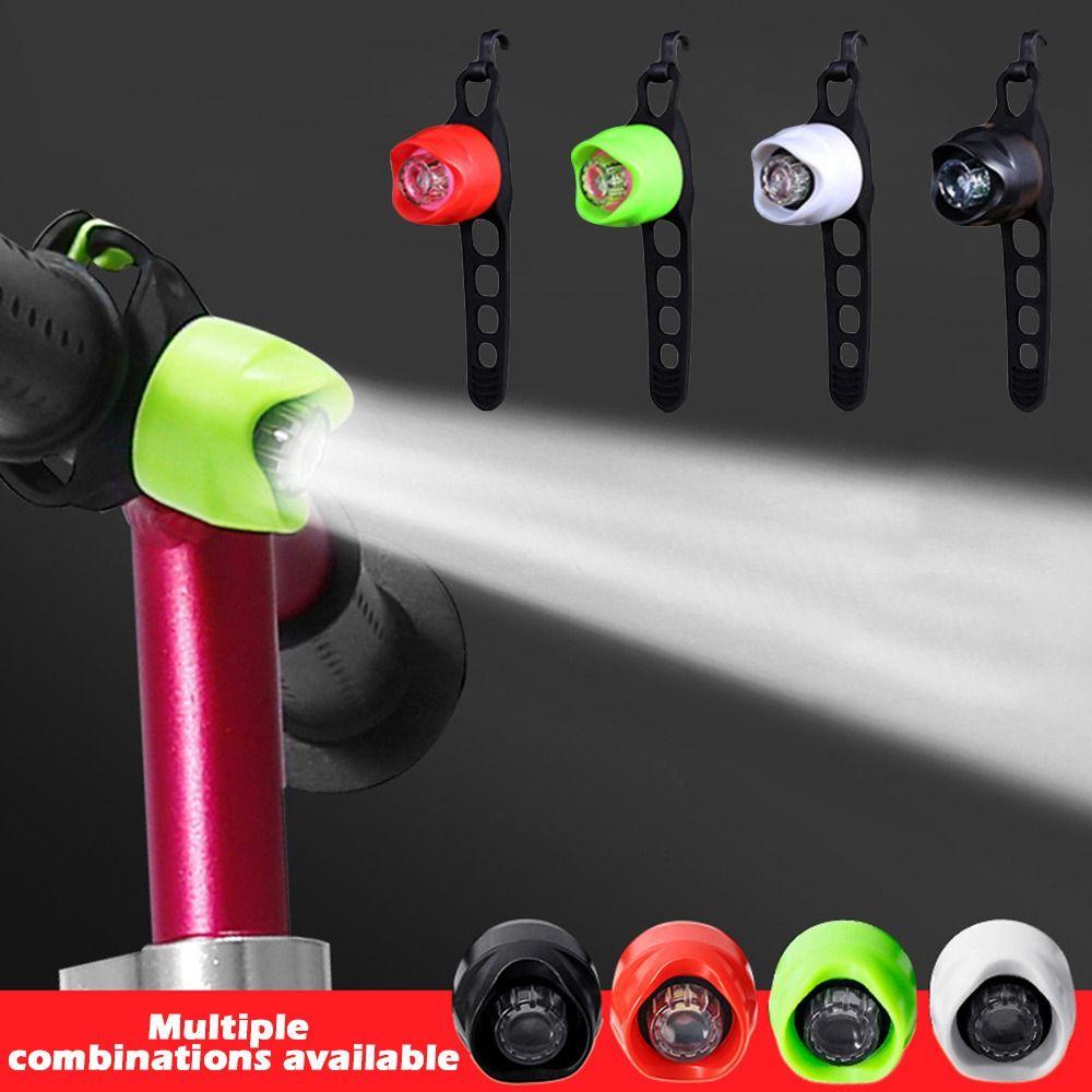 Đèn Pha An Toàn Phía Trước Và Sau Cho Xe Đạp Có Thể Sạc Lại SHOUKEY