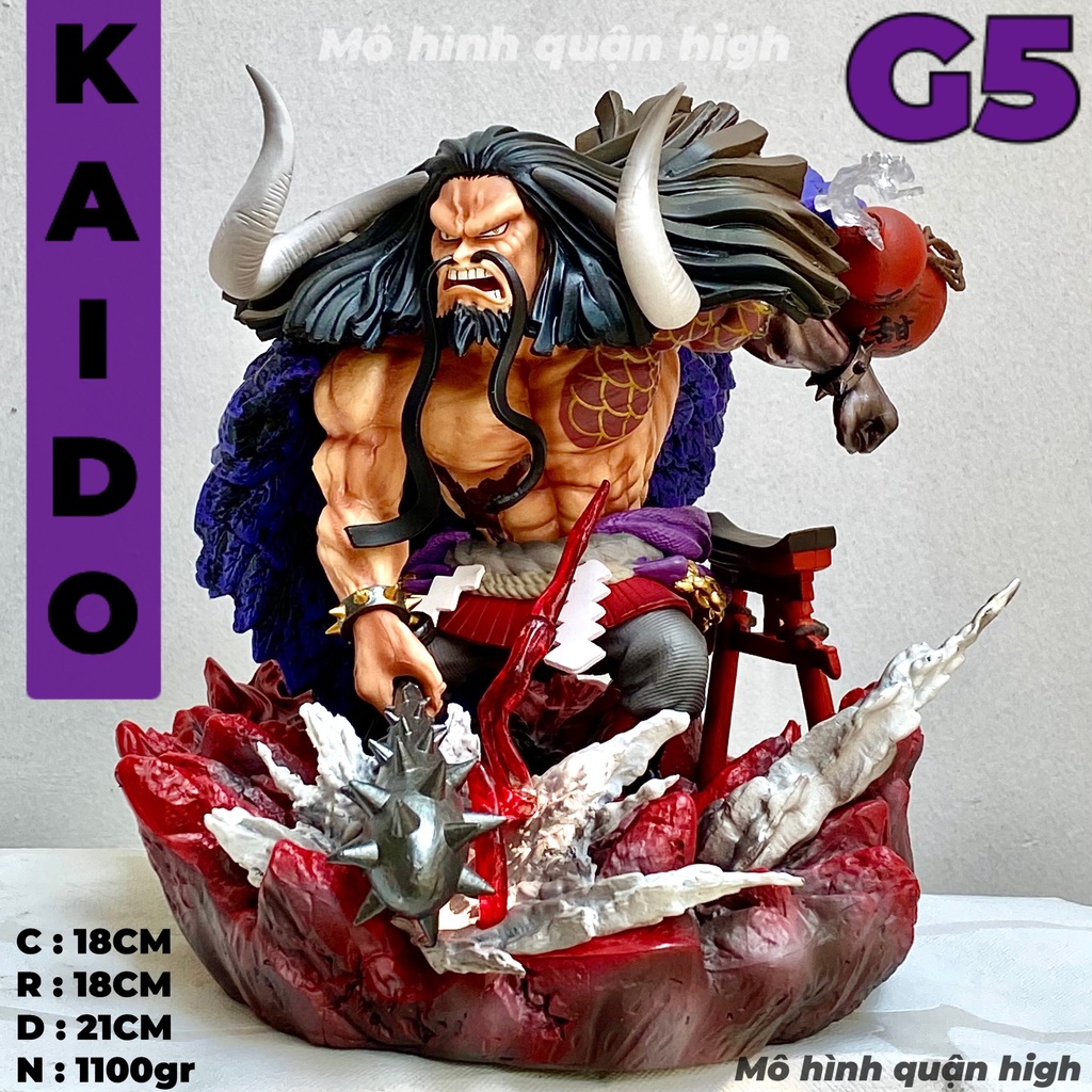 (Có sẵn) Mô hình Kaido G5 - G5 kaido - Kaido cao 18CM - one piece figure - Mô hình kaido cực nét - Kaido vs luffy