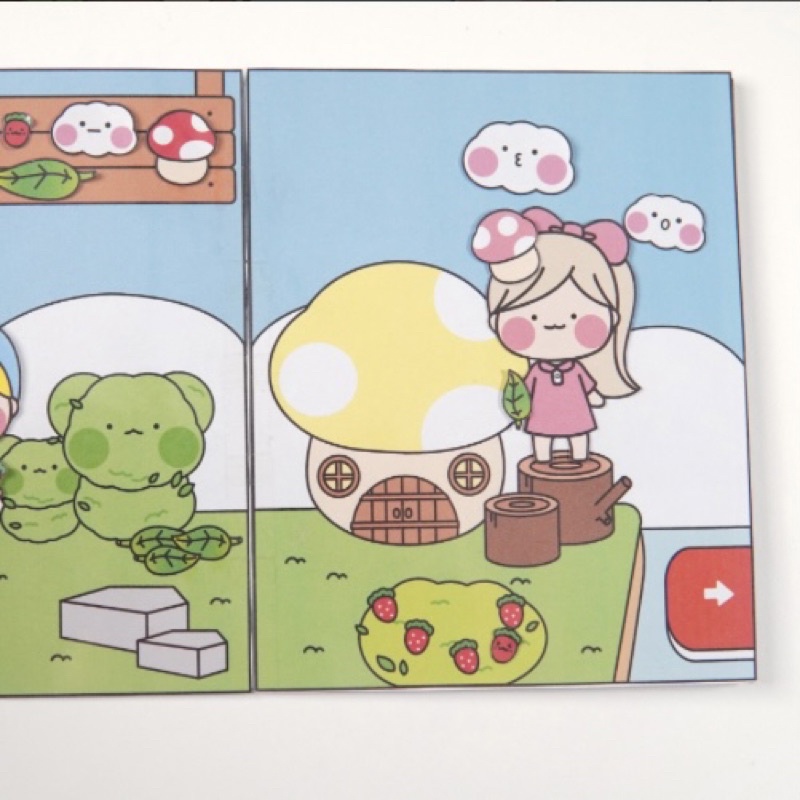 Búp bê giấy trò chơi vui nhộn dễ thương