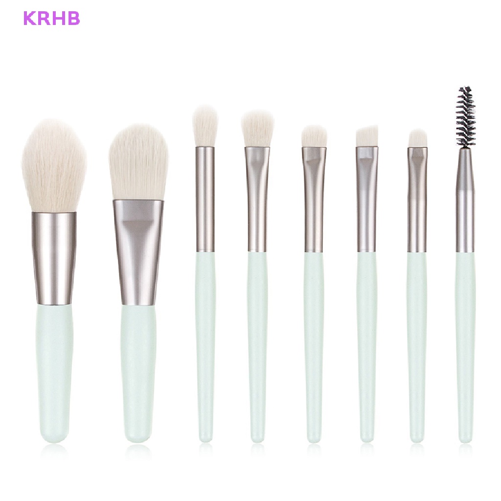 Bộ 8 Cọ Trang Điểm mini Lông Mềm Morandi Mới