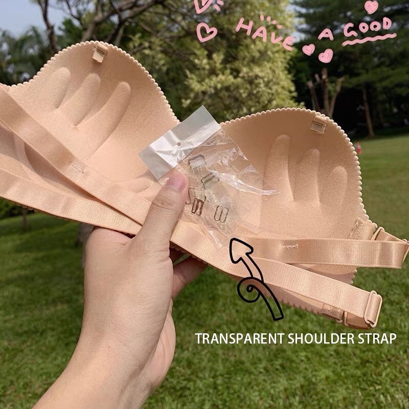 Áo ngực không dây không lộ viền không lộ dây áo