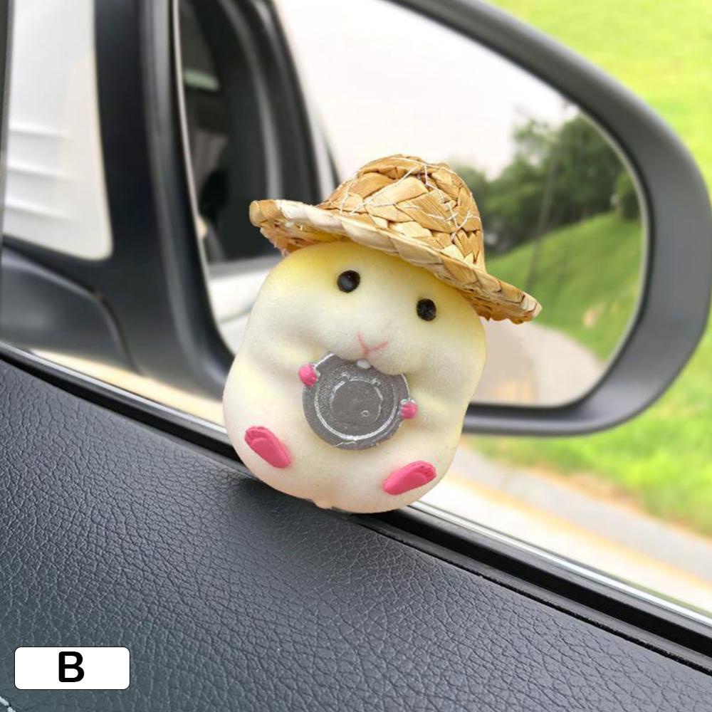 Hình Chuột Hamster Đáng Yêu Trang Trí Nội Thất Xe Hơi E3S6