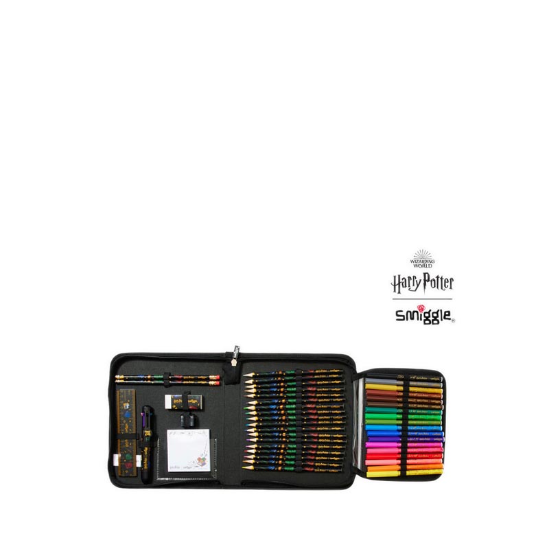 Bộ Đồ Dùng Học Tập Smiggle Harry Potter Zip It Stationery Gift Pack - IGL481950BLK