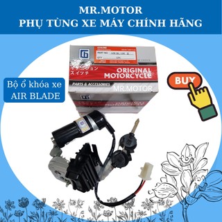 Ổ khóa xe air blade 110 chống trộm 6 cạnh chính hãng