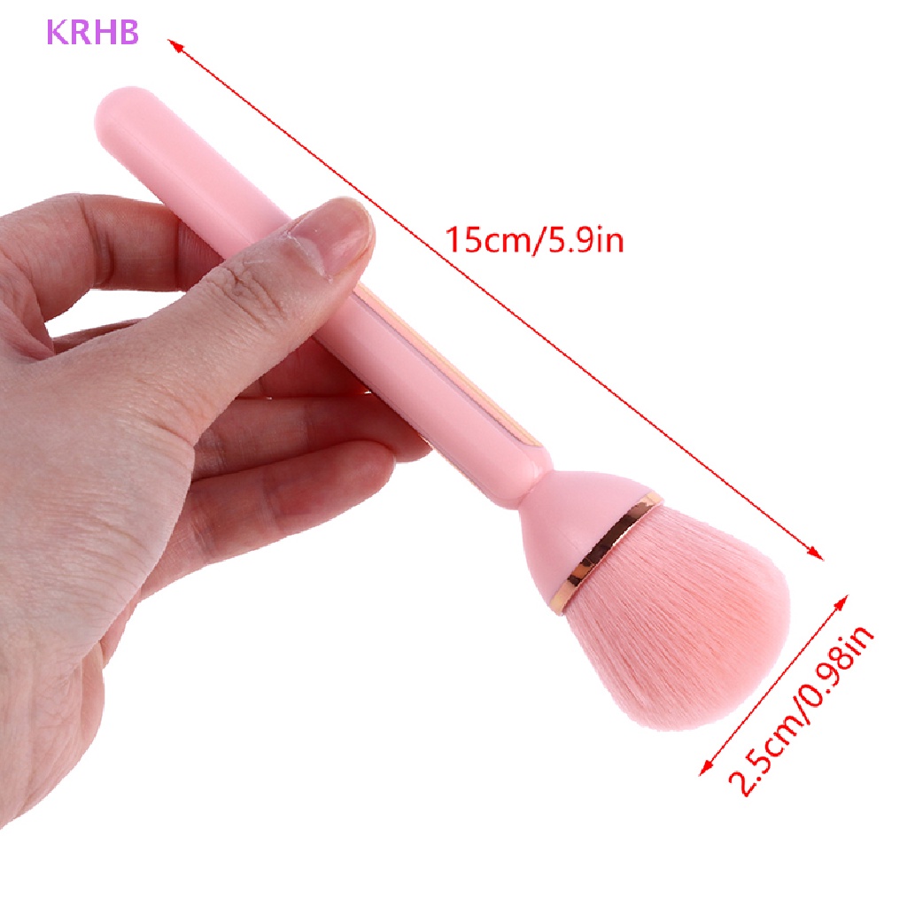 Cọ Trang Điểm Phấn Má Hồng Sợi Len Cố Định Thiết Kế Hình Bóng Đèn Nhỏ Mới