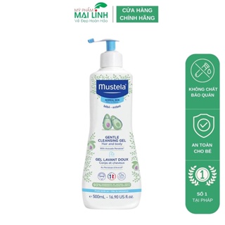 Sữa Tắm Gội Cho Trẻ Sơ Sinh & Em Bé Da Thường Mustela 500ml