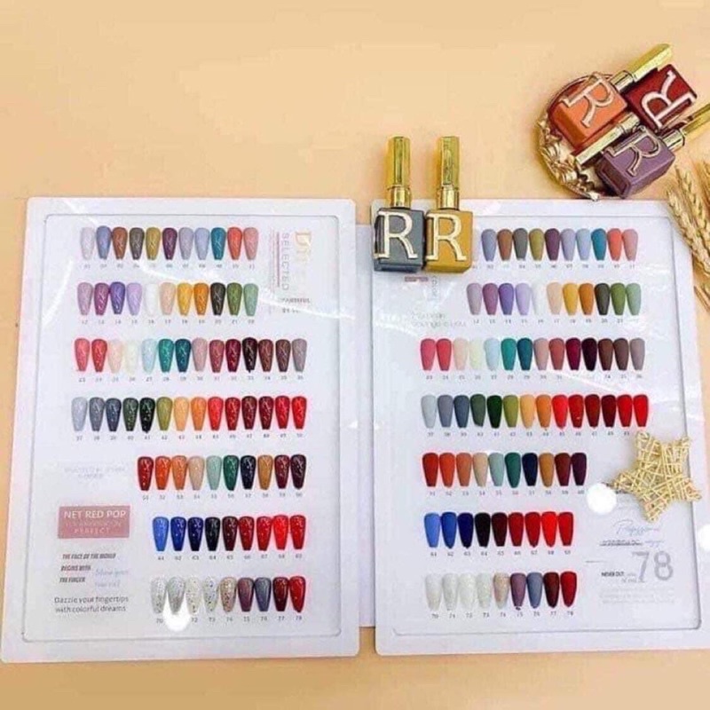 Dirse 78 màu cao cấp tặng kèm bas top & bảng màu chất Sơn bao chuẩn