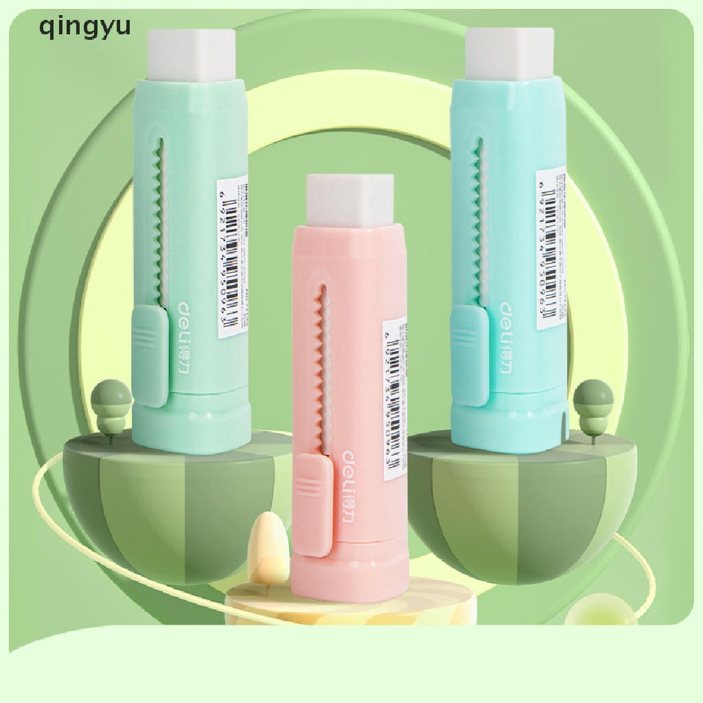 Qingyu Cục Tẩy Kéo Chuyên Nghiệp Màu Sắc Macaron Có Thể Thu Gọn