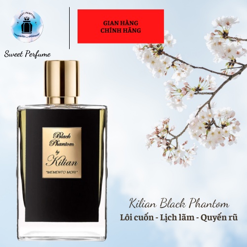 [10ml] Nước hoa nam, nữ Kilian Black Phantom lôi cuốn, lịch lãm chính hãng - Sweet Perfume