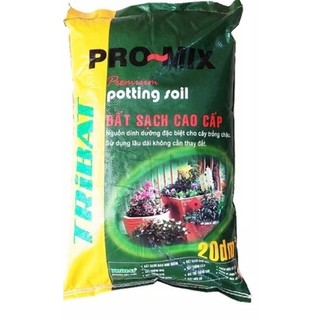 Đất sạch promix 20dm3 tribat - không cần thay đất, đất dinh dưỡng trộn phân sẵn