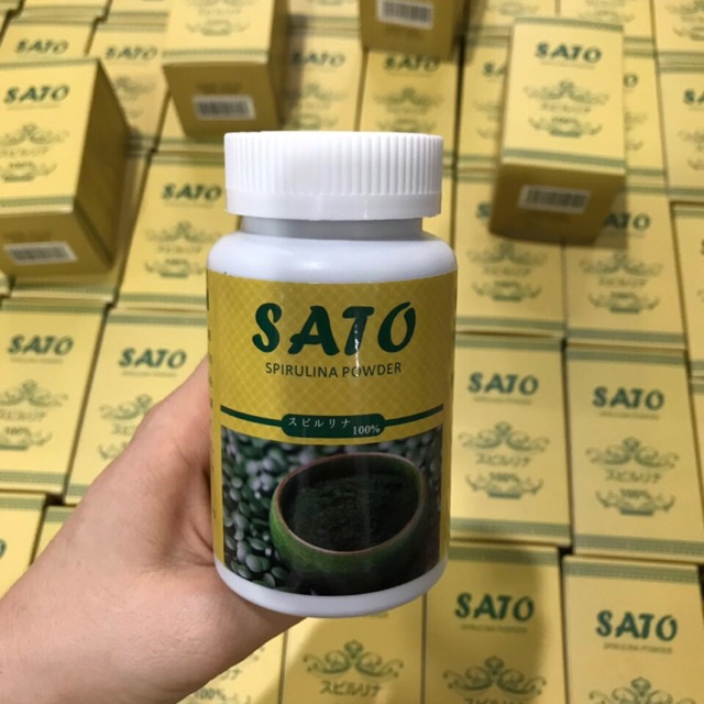 Tảo Bột Sato - Tảo Vĩnh An Dưỡng Da Làm Trắng Da