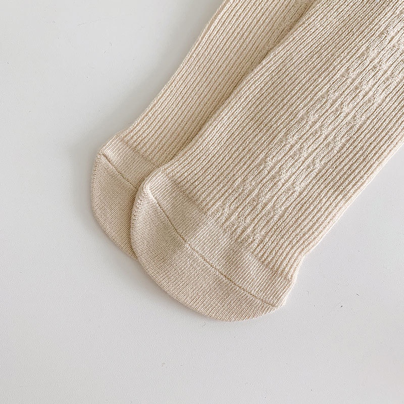 Vớ Cotton Cổ Cao Màu Sắc Ngọt Ngào Phong Cách Hàn Quốc Thời Trang Cho Nữ