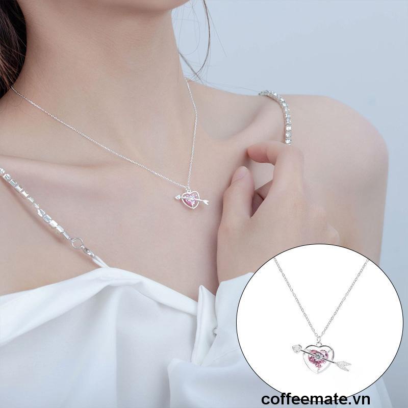 【coffeemate】⚡ Dây chuyền nữ Madeline V54 mặt trái tim kiểu mới tuyệt đẹp