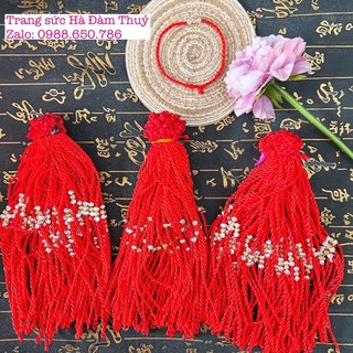 Vòng tay chỉ Đỏ may mắn mix Bi Vàng 🥰🥰🥰
