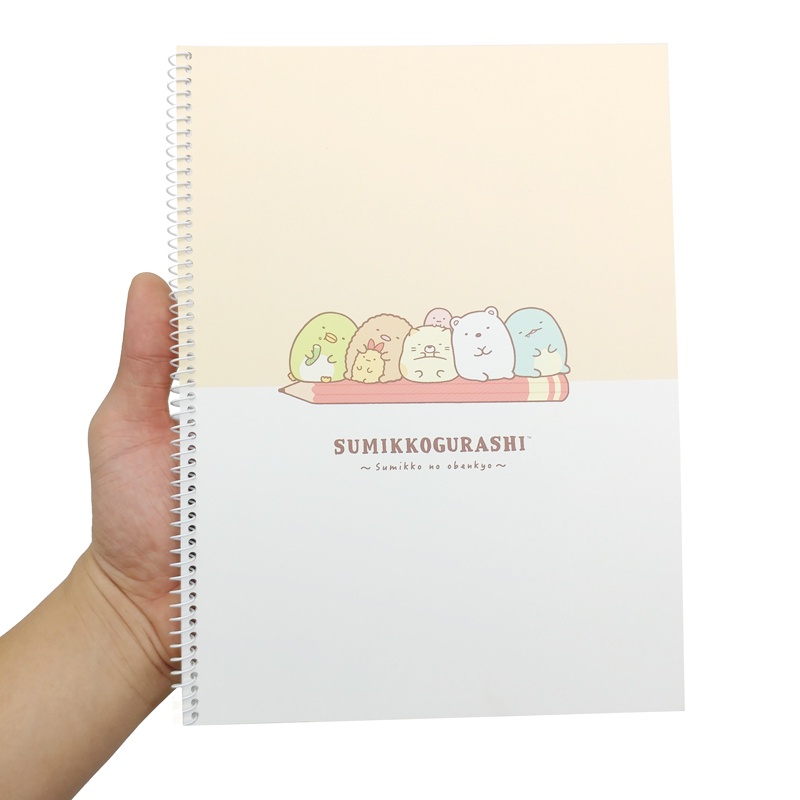 Sổ Lò Xo Kẻ Ngang Sumikko Gurashi Ver 22-3 - Magic Channel SG-01-195-C - Màu Cam