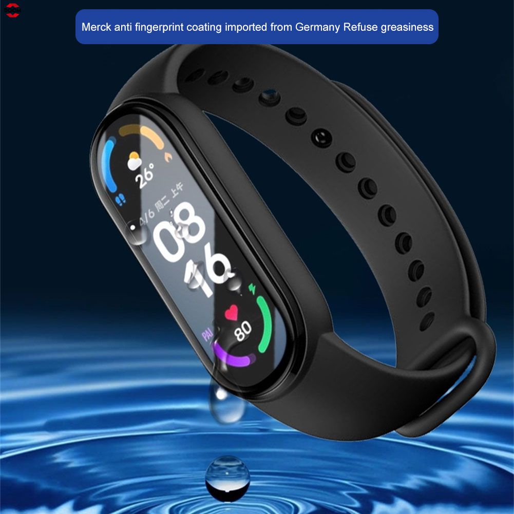 Miếng Dán Bảo Vệ Màn Hình 10d Cho Xiaomi Mi Band 4 5 6 7 Nfc Miếng Dán Bảo Vệ Toàn Bộ Mặt Kính Đồng Hồ Thông Minh Dây Đeo Vòng Tay Phụ Kiện [Cam Kết]