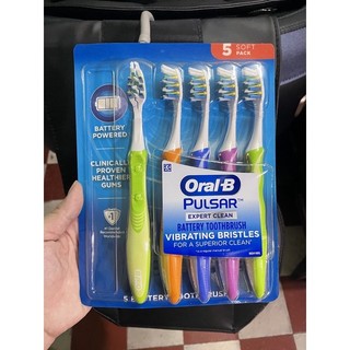💗ORAL-B PULSAR_ BÀN CHẢI ĐÁNH RĂNG CHẠY PIN.