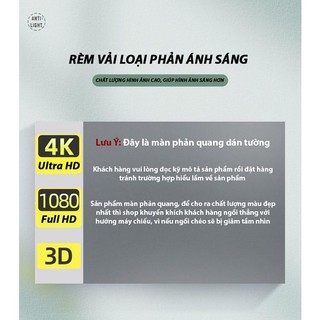 Màn Chiếu Tương Phản Cao, Dán Tường, Nhiều Kích Thước