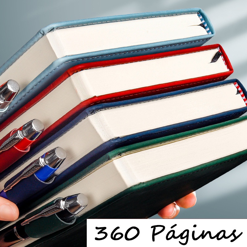 Sổ Tay A5 100GSM Bìa Da Xoay 360 Trang Xinh Xắn