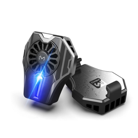Quạt tản nhiệt điện thoại sò lạnh MEMO DL01 chơi PUBG FF ROS Siêu lạnh hiển thị nhiệt độ LED RGB Kẹp 2 chiều