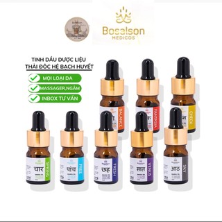 Tinh dầu Bosalson SET 8 CHAI 5ML Massage,tắm ngâm giúp thải độc ngủ ngon