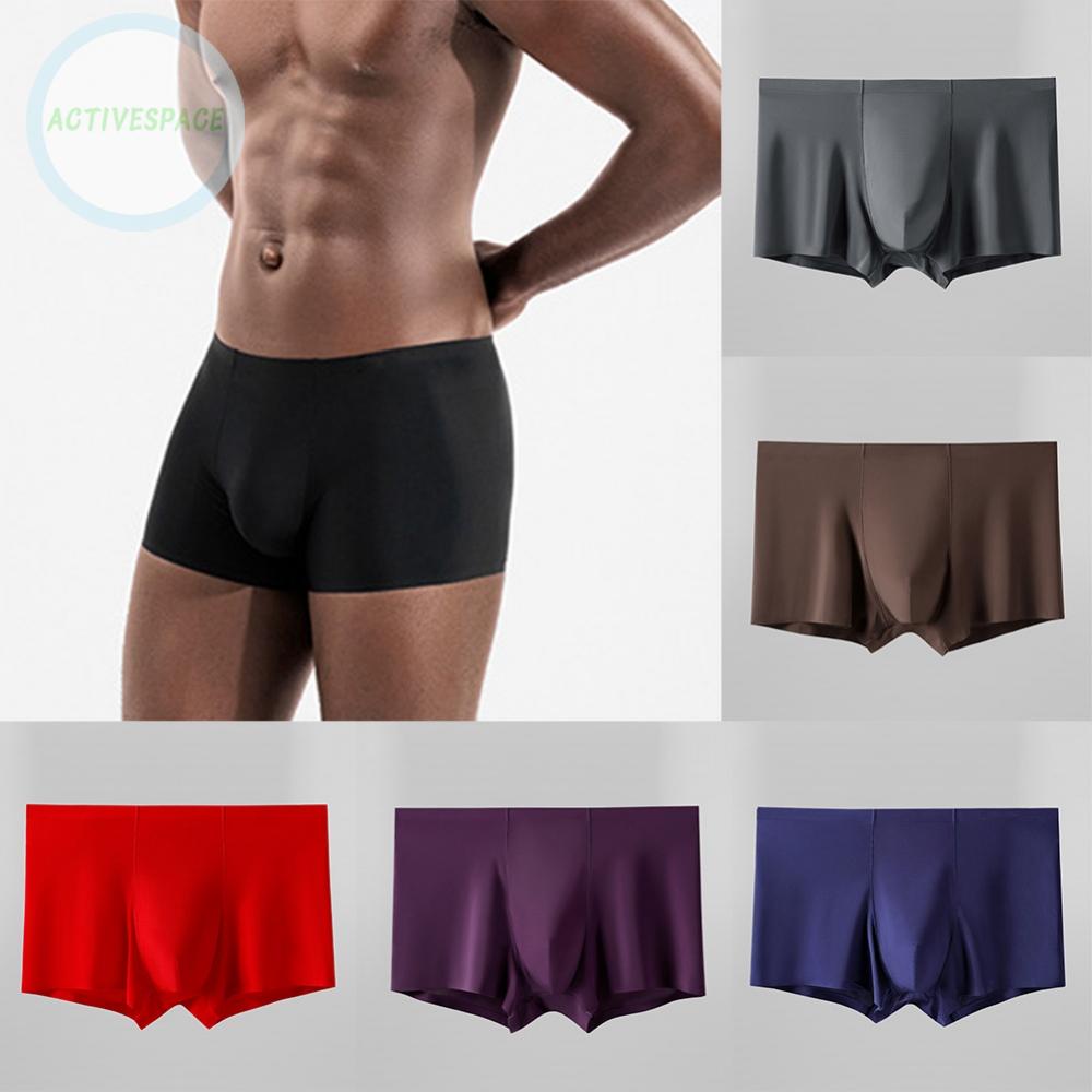 Quần Lót Boxer Không Đường May Màu Sắc Thời Trang